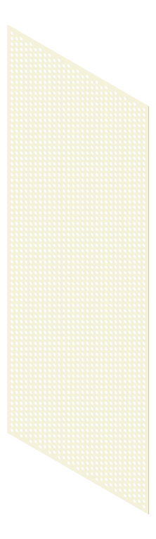 3D Presentation Image of Panel Acoustic Keystone KeyNirvana KP2 3000x1200 WinterWhite