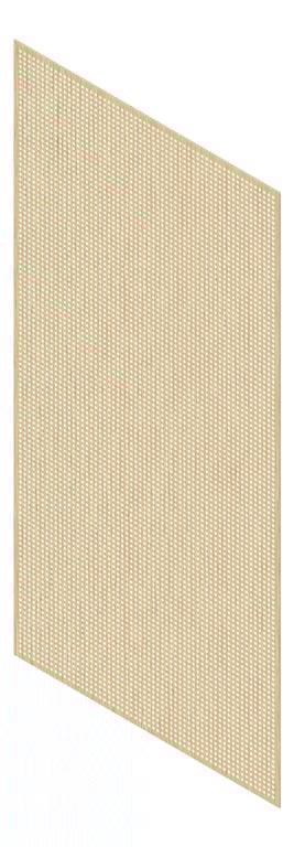 3D Presentation Image of Panel Acoustic Keystone KeyNirvana KP3 2400x1200 BavarianOak