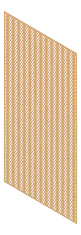 3D Presentation Image of Panel Acoustic Keystone KeyNirvana KP3 2400x1200 Blackbutt