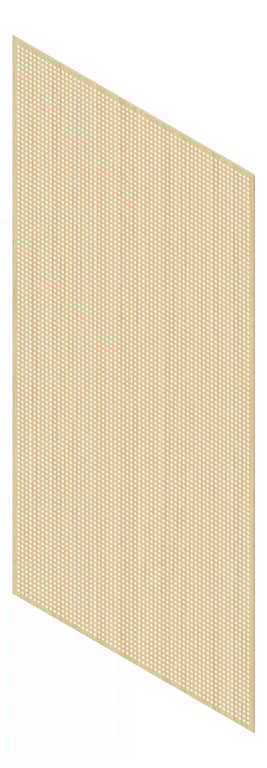 3D Presentation Image of Panel Acoustic Keystone KeyNirvana KP3 2400x1200 ClassicOak