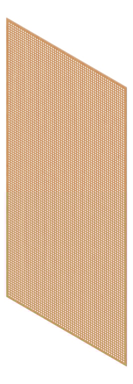 3D Presentation Image of Panel Acoustic Keystone KeyNirvana KP3 2400x1200 ElegantOak