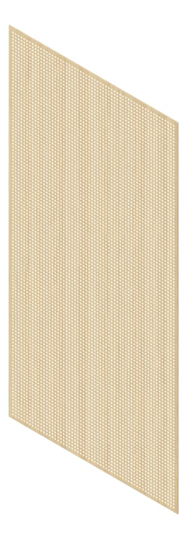 3D Presentation Image of Panel Acoustic Keystone KeyNirvana KP3 2400x1200 NaturalOak