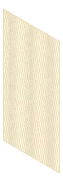 3D Presentation Image of Panel Acoustic Keystone KeyNirvana KP3 2400x1200 NaturalPly