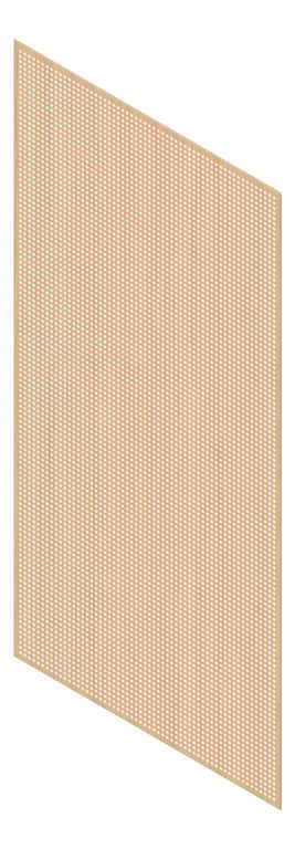 3D Presentation Image of Panel Acoustic Keystone KeyNirvana KP3 2400x1200 Polytec TasmanianOak