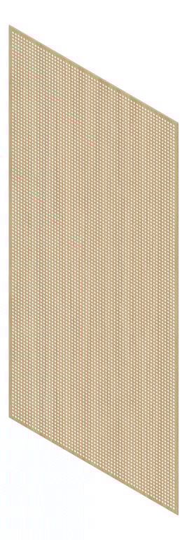 3D Presentation Image of Panel Acoustic Keystone KeyNirvana KP3 2400x1200 PrimeOak