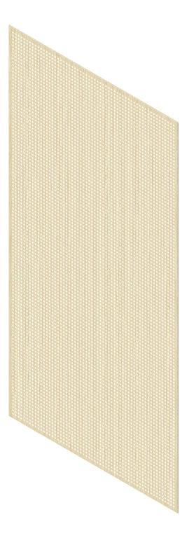 3D Presentation Image of Panel Acoustic Keystone KeyNirvana KP3 2400x1200 SeasonedOak