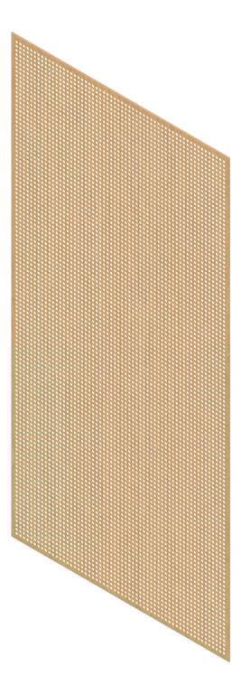 3D Presentation Image of Panel Acoustic Keystone KeyNirvana KP3 2400x1200 SpottedGum