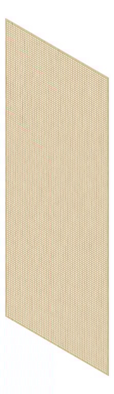 3D Presentation Image of Panel Acoustic Keystone KeyNirvana KP3 3000x1200 BavarianOak