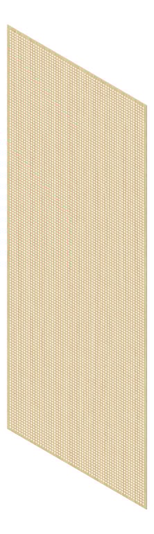 3D Presentation Image of Panel Acoustic Keystone KeyNirvana KP3 3000x1200 ClassicOak