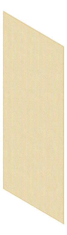 3D Presentation Image of Panel Acoustic Keystone KeyNirvana KP3 3000x1200 CurlyBirch