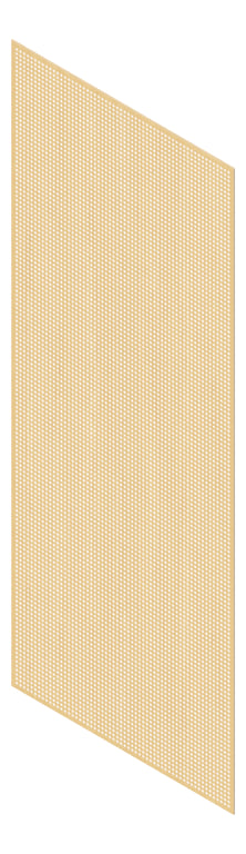 3D Presentation Image of Panel Acoustic Keystone KeyNirvana KP3 3000x1200 Laminex TasmanianOak