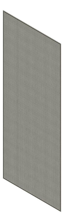 3D Presentation Image of Panel Acoustic Keystone KeyNirvana KP3 3000x1200 MidnightOak