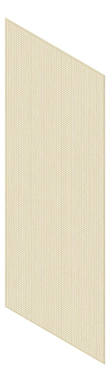 3D Presentation Image of Panel Acoustic Keystone KeyNirvana KP3 3000x1200 OysterFineline