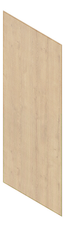 3D Presentation Image of Panel Acoustic Keystone KeyNirvana KP3 3000x1200 PlankedUrbanOak