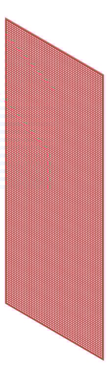 3D Presentation Image of Panel Acoustic Keystone KeyNirvana KP3 3000x1200 PrimaryRed