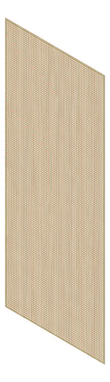 3D Presentation Image of Panel Acoustic Keystone KeyNirvana KP3 3000x1200 PrimeOak