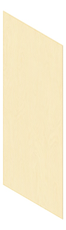 3D Presentation Image of Panel Acoustic Keystone KeyNirvana KP3 3000x1200 RotaryHoopLine