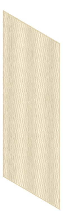 3D Presentation Image of Panel Acoustic Keystone KeyNirvana KP3 3000x1200 SeasonedOak