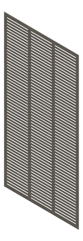 3D Presentation Image of Panel Acoustic Keystone KeyNirvana KS3 2400x1200 BlackendLegno