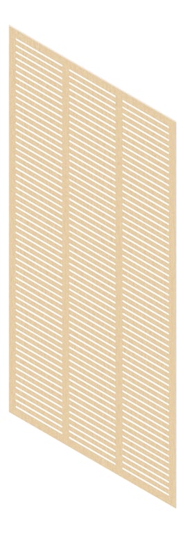 3D Presentation Image of Panel Acoustic Keystone KeyNirvana KS3 2400x1200 BlondeOak