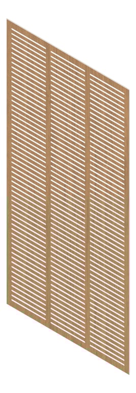 3D Presentation Image of Panel Acoustic Keystone KeyNirvana KS3 2400x1200 FlorentineWalnut