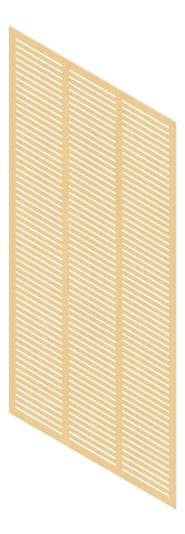 3D Presentation Image of Panel Acoustic Keystone KeyNirvana KS3 2400x1200 Laminex TasmanianOak