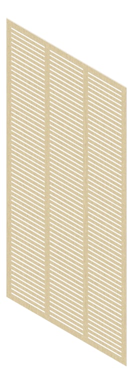 3D Presentation Image of Panel Acoustic Keystone KeyNirvana KS3 2400x1200 LaurelOak