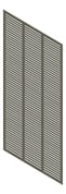 3D Presentation Image of Panel Acoustic Keystone KeyNirvana KS3 2400x1200 MidnightOak