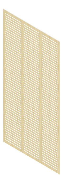 3D Presentation Image of Panel Acoustic Keystone KeyNirvana KS3 2400x1200 PlantationAsh