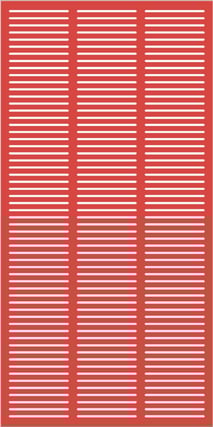  Image of Panel Acoustic Keystone KeyNirvana KS3 2400x1200 PrimaryRed