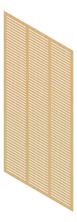 3D Presentation Image of Panel Acoustic Keystone KeyNirvana KS3 2400x1200 SublimeTeak