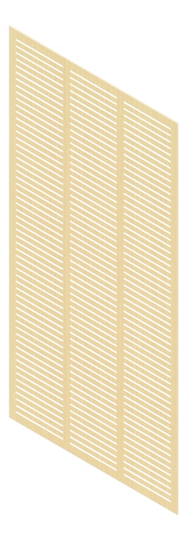 3D Presentation Image of Panel Acoustic Keystone KeyNirvana KS3 2400x1200 TurrosOak