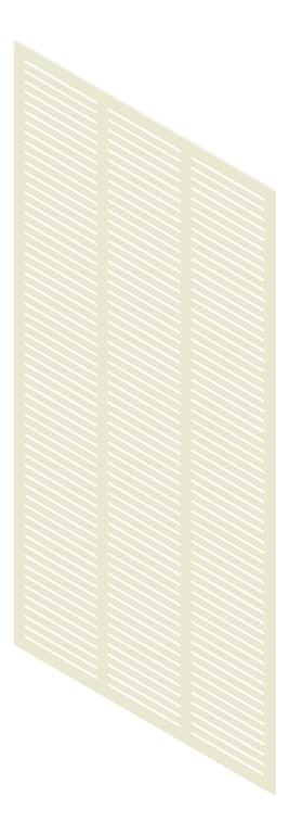 3D Presentation Image of Panel Acoustic Keystone KeyNirvana KS3 2400x1200 WhiteNatural