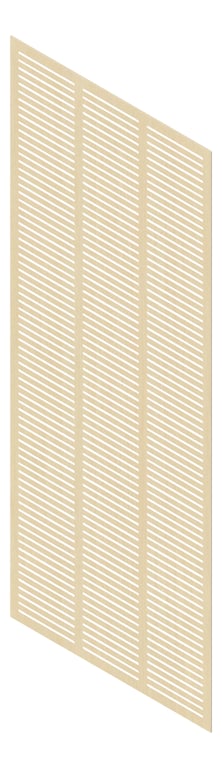 3D Presentation Image of Panel Acoustic Keystone KeyNirvana KS3 3000x1200 CoastalOak