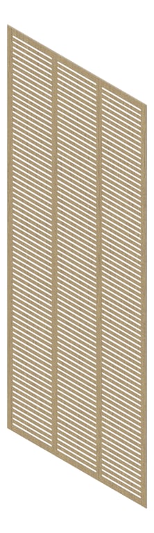 3D Presentation Image of Panel Acoustic Keystone KeyNirvana KS3 3000x1200 DuskyElm