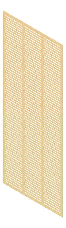 3D Presentation Image of Panel Acoustic Keystone KeyNirvana KS3 3000x1200 Laminex TasmanianOak