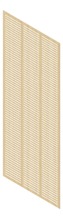 3D Presentation Image of Panel Acoustic Keystone KeyNirvana KS3 3000x1200 NaturalOak