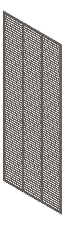 3D Presentation Image of Panel Acoustic Keystone KeyNirvana KS3 3000x1200 Onyx