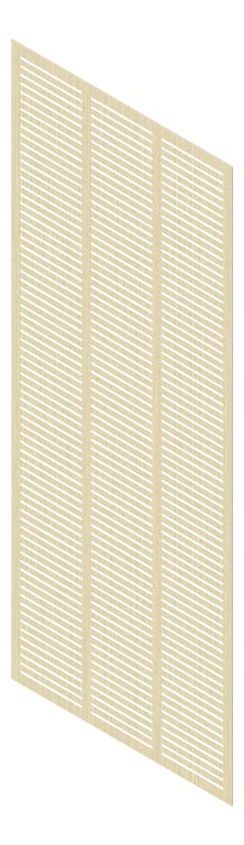 3D Presentation Image of Panel Acoustic Keystone KeyNirvana KS3 3000x1200 OysterFineline