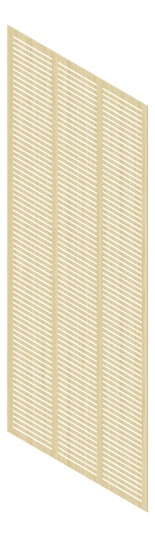 3D Presentation Image of Panel Acoustic Keystone KeyNirvana KS3 3000x1200 PlantationAsh