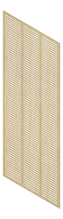 3D Presentation Image of Panel Acoustic Keystone KeyNirvana KS3 3000x1200 RuralOak