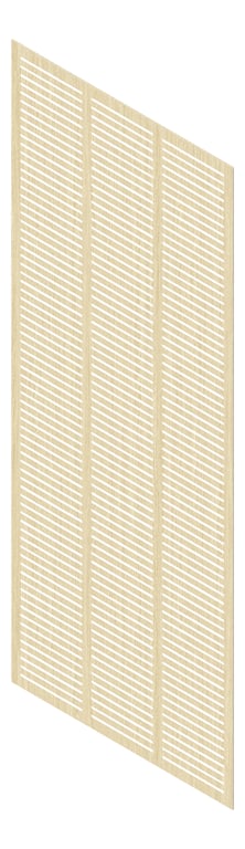 3D Presentation Image of Panel Acoustic Keystone KeyNirvana KS3 3000x1200 SeasonedOak