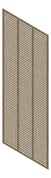 3D Presentation Image of Panel Acoustic Keystone KeyNirvana KS3 3000x1200 SepiaWalnut