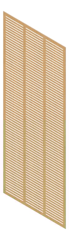 3D Presentation Image of Panel Acoustic Keystone KeyNirvana KS3 3000x1200 SpottedGum