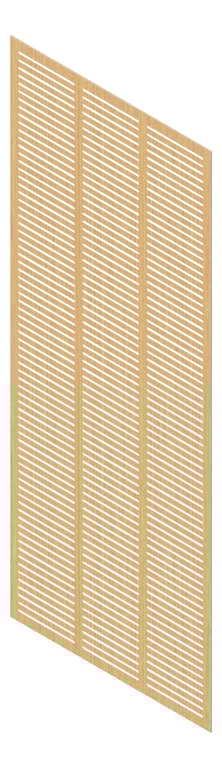 3D Presentation Image of Panel Acoustic Keystone KeyNirvana KS3 3000x1200 SublimeTeak