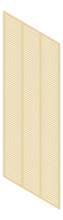 3D Presentation Image of Panel Acoustic Keystone KeyNirvana KS3 3000x1200 TurrosOak