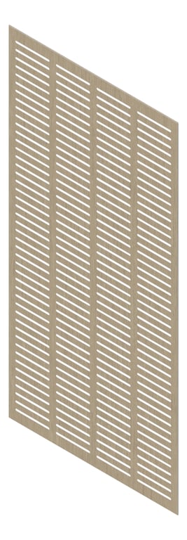 3D Presentation Image of Panel Acoustic Keystone KeyNirvana KS4 2400x1200 ArtisanOak