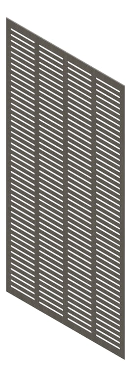 3D Presentation Image of Panel Acoustic Keystone KeyNirvana KS4 2400x1200 BlackendLegno