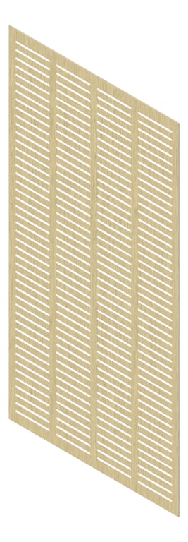 3D Presentation Image of Panel Acoustic Keystone KeyNirvana KS4 2400x1200 BostonOak