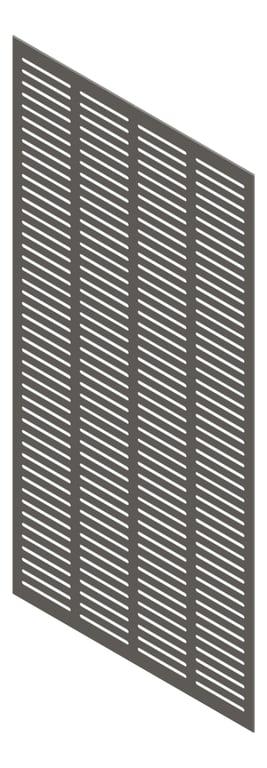 3D Presentation Image of Panel Acoustic Keystone KeyNirvana KS4 2400x1200 Charcoal